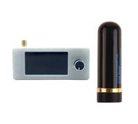 Jkjlorey Mini Portable Radio 1.9inch IPS Screen Pocket Radio withAntenna All Band Radio Receiver HF SW MW VHF Radio B