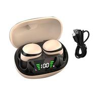 Jkjlorey Mini Sleep Earbuds Bluetooth 5.3 HiFi Stereo Earphones Low Latency Wireless Earbuds with Mic for Work,Music B
