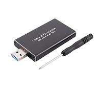 Jkjlorey MSATA to USB USB 3.0 to MSATA SSD Hard Disk Adapter M2 SSD External HDD Box