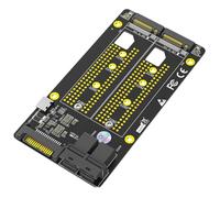 Jkjlorey New Version Dual M.2 NVME SSD to Dual SFF-8643 Adapter