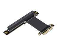Jkjlorey PCI-E 4.0 X4 to X16 Riser Cable PCI Express Graphics Card Extension Cable Gen4 64G/Bps for RTX3090 RX6800xt Graphics 10CM