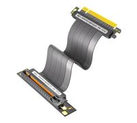 Jkjlorey PCIE 4.0 Extension Cable, 16x Shielded High Speed GPU Riser Cable with PCI Express Port GPU Extension Card, 20cm 90°