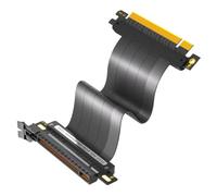 Jkjlorey PCIE 4.0 Extension Cable, 16x Shielded High Speed GPU Riser Cable with PCI Express Port GPU Extension Card, 20cm 180°