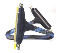 Jkjlorey PCIe X16 Extension Cable PCI-E Gen5 Extension Cable for RTX5090 Graphics Card 50cm