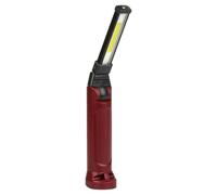 Jkjlorey Portable Emergency Repair Work Light 180° Folding Flashlight USB Rechargeable Spotlight for Camping with Hanging Hook