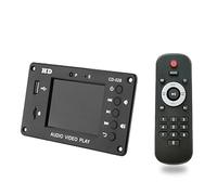 Jkjlorey Portable HD Car Lossless Full Format Mp5 Bluetooth 5.0 Calendar Clock Alarm Clock FM Audio Module