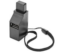Jkjlorey Portable Multi-Interface Hub Splitter USB3.0 High-Speed Hub Black
