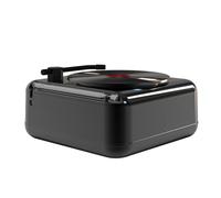 Jkjlorey Portable Vinyl Record Player Excellent Bass Record Player Record Player for Outdoor Activities Camping Pa