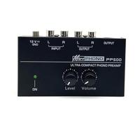 Jkjlorey PP500 Record Player Preamplifier Vinyl Turntable Amplifier Preamplifier Turntable Volume Control Amplifier UK Plug