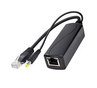 Jkjlorey PS5712TG Gigabit Power Over Ethernet Splitter 10/100/1000Mpbs RJ45 Support IEEE802.3 Af/At(30W) PoE Splitter