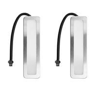 Jkjlorey Range Hood Light Bulbs,120mm LED Cooker Light 1.5W Rectangle Smoke Ventilator Lamp,DC 12V White SM Socket-Female-Frosted