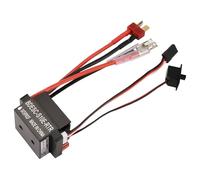 Jkjlorey RC Hobby 60A ESC Brushed Motor Speed Controller with 2A BEC High Voltage 6-12V Brush ESC for RC Ship & RC Car ESC,B