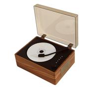 Jkjlorey Retro CD Player Rechargeable Support CD BT USB 3.5mm AUX Portable CD Player Bluetooth-Compatible 5.0 Home Music Player C