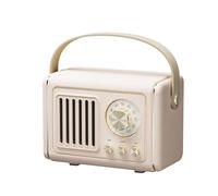 Jkjlorey Retro Mini Bluetooth Speaker Portable, Wireless, Powerful Bass Ideal for Travel & Outdoor Use
