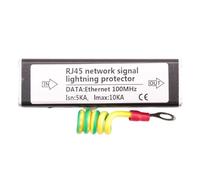 Jkjlorey RJ45 Plug Ethernet Network Surge Protector Arrester 100MHz