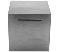 Jkjlorey Safe Piggy Bank Made of Stainless Steel,Safe Box Money Savings Bank for Kids,Can Only Save the Piggy Bank That Cannot Be Taken Out