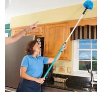 Jkjlorey Screw on Indoor Polys Fibers Cobweb Duster Extendable Hand Anti Dusting Brush Home Air-Condition Car Furniture Cleaning