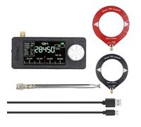 Jkjlorey SI4732 Mini Radio 10Khz-180Mhz Portable Radio Receiver+2 Type Antenna Kit AM FM Radio HF SW MW VHF Mini SI4732 Radio