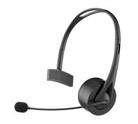 Jkjlorey -T490 BT V5.3 Headset with Mic Head-Mounted Wireless HiFi Headphones Hands-Free Call Headset for Call Center Office B