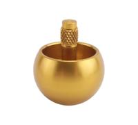 Jkjlorey Tippe Top Metal Flip over Top Stainless Steel Top Amazing Toy Gift, Golden