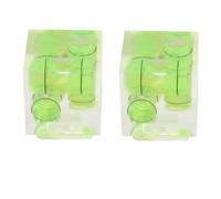 Jkjlorey Triple 3 Hot Shoe Bubble Spirit Level Compatible for DSLR Camera (2 Pack)