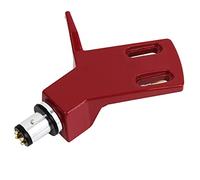 Jkjlorey Turntable Headshell Aluminium Alloy Headshell Replacement Phono Stylus Cartridges Rack Red