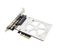 Jkjlorey U.2 to PCIE Adapter PCI Express 3.0 X4/X8/X16 to SFF-8639 U.2 Adapter for 750 2.5 Inch NVMe PCIE U2 SSD SSD Adapter
