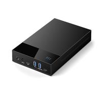 Jkjlorey USB 3.0 to 3.5inch Hard Drive Docking Station External Hard Disk Enclosure for 3.5 2.5 Inch SSD HDD 20TB UK Plug