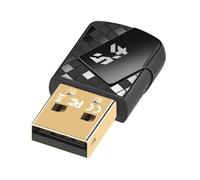 Jkjlorey USB Bluetooth 5.4 Dongle Adapter Music Audio Receiver Transmitter Drive Free for PC Speaker Wireless Mouse Keyboard