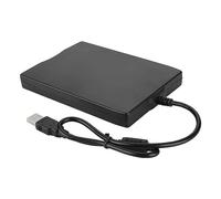 Jkjlorey USB Floppy Disk Reader Drive 3.5In External Portable 1.44 MB FDD Diskette Drive for 7 8 2000 XP Vista PC Laptop Easy to Use Black