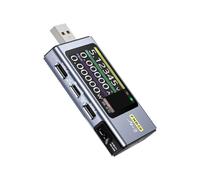 Jkjlorey USB Tester Multifunction -FNB58 Type-C Fast Charge Voltmeter Ammeter with Capacity & Ripple Measurement