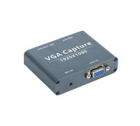 Jkjlorey VGA to USB Capture 1080P Audio and Video Capture VGA Input and USB Output Compatible with Android, Linux System, Easy Install Easy to Use