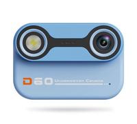 Jkjlorey Waterproof Child Camera Underwater Camera 3 Meters Waterproof Before and After Dual Camera Swimming Outdoor,Blue