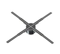 Jkjlorey WiFi 3D Holographic Projector 576LED APP Control Holographic Player Fan for Image Video Store Advertising Display UKPlug