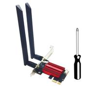 Jkjlorey WiFi 7 BE200 Pro Pcie Wireless Network Adapter BT5.4 Tri Band 2.4G/5G/6GHz Wireless BE200 WiFi Card for Win11 Linux Easy to Use