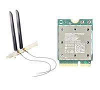 Jkjlorey WiFi7 QCNCM865 Bluetooth 5.4Wireless WiFi Card Tri Band Network Wireless Adapter with 12dbi External Antenna for 802.11be M.2 NGFF Wlan WiFi Card Only for Win11