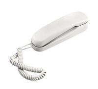 Jkjlorey Wired Wall Phone, Hotel Small Phone, Suitable for Home/Bathroom/School/Office Fixed Wall Phone, White Easy Install Easy to Use