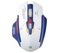 Jkjlorey Wireless Game Mouse Silent Rechargeable Mouse Type-C LED Light Mouse for Computer PC Laptop Office Gaming, Fine Workmanship