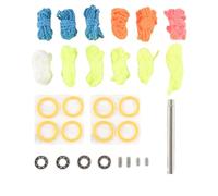 Jkjlorey Yoyo Bearing Kit,12 Yoyo Strings,8 Silicone Pads,2 10 Ball Unresponsive Bearing,2 Narrow C Responsive Bearing,4Yoyo Axle
