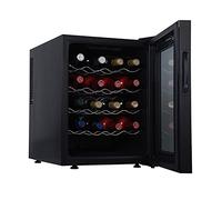 JKJZSALJ 20 Bottle Wine Cooler- Free Standing Single Zone Fridge And Chiller,With Slide-Out Shelf,Smart Touch Temperature Control Range: 12-18℃,48 Liter Capacity Freestanding Mini Wine Ca