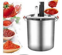 JKJZSALJ 40-140L Automatic Pot Stirrer Mixer, Food Mortar Mixer With Double Layer Mixing Shaft And Steady Scraper, 360° Stir Evenly, Does Not Burn Bottom, For Ketchup, Tomato Sauce, Ja,140L