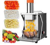 JKJZSALJ 5 In 1 Electric Vegetable Dicer Commercial - Powerful 200W Veg Chopper & Dicer - Effortless Onion Potato Cutters - Innovative Fruit Cutting Machine