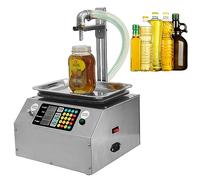 JKJZSALJ Automatic Liquid Filling Machine, 20G-10Kg Adjustable Bottle Filling Machine With Anti-Drip Nozzle, Maximum Flow Rate 15L/Min And Filling Height 0-40Cm, For Honey, Cooking Oil