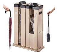 JKJZSALJ Automatic Wet Umbrella Wrapper, Entryway Holder With Packing Machine, Includes Stainless Steel Racks And Bags For Convenient Use,Gold