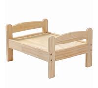 JKJZSALJ Bedroom Elevated Small Pet Bed Solid Pine Wood, Lifted Off Ground Dog Cot Moisture-Proof, Indoor Pets Shelter Extra Small Size Cats/Dogs,Without Bedding-M- 81 * 55 * 30cm