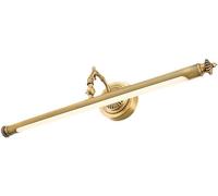 JKJZSALJ Brass Mirror Front Lamp Adjustable Retro Makeup Vanity Light Led Wall Mount Lighting Fixture, Led Light,78Cm,63cm