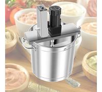 JKJZSALJ Commercial Electric Food Mixer With Adjustable Speed, 4-Blade Stirring Scraper For Jam, Sauce, Filling, Hot Pot Seasoning,20L