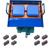 JKJZSALJ Electric Concrete Block Maker Machine, Hollow Brick Extrusion Tool, Manual Operation, 45S Fast Forming, 30 Bricks/Hour, Ideal For Construction And Diy Projects