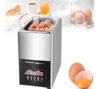 JKJZSALJ Electric Egg Boiler - Holds Up To 50 Eggs, Hot Spring Egg Cooker For Soft, Medium Or Hard Boiled, Commercial 9L Large Capacity Intelligent Automatic Boiled Egg Cooker