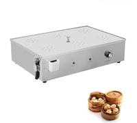 JKJZSALJ Electric Steamed Bun Machine, Commercial Food Steamer With Adjustable Temperature & Independent Water Supply For Efficient Cooking,A-6holes